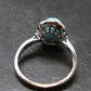Larimar AAA Quality Sterling Silver Ring - Size 8.5 - 3.12 Grams