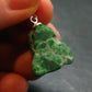 Extremely Rare Natural Maw Sit Sit Crystal Silver Pendant from Myanmar - 1.0" - 4.0 Grams
