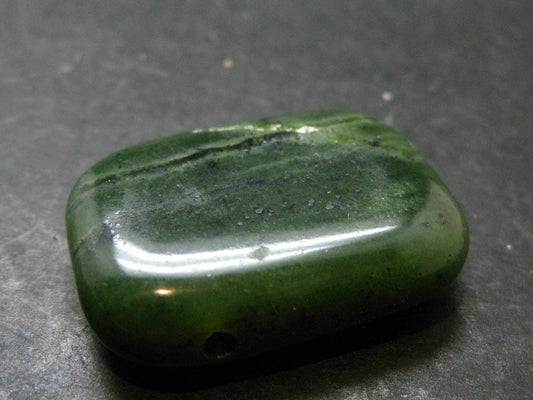Nephrite Jade 1.6" Pendant From Canada (Metal Free) - 25.47 Grams