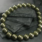 Pyrite Genuine Bracelet ~ 7 Inches ~ 8mm Round Beads