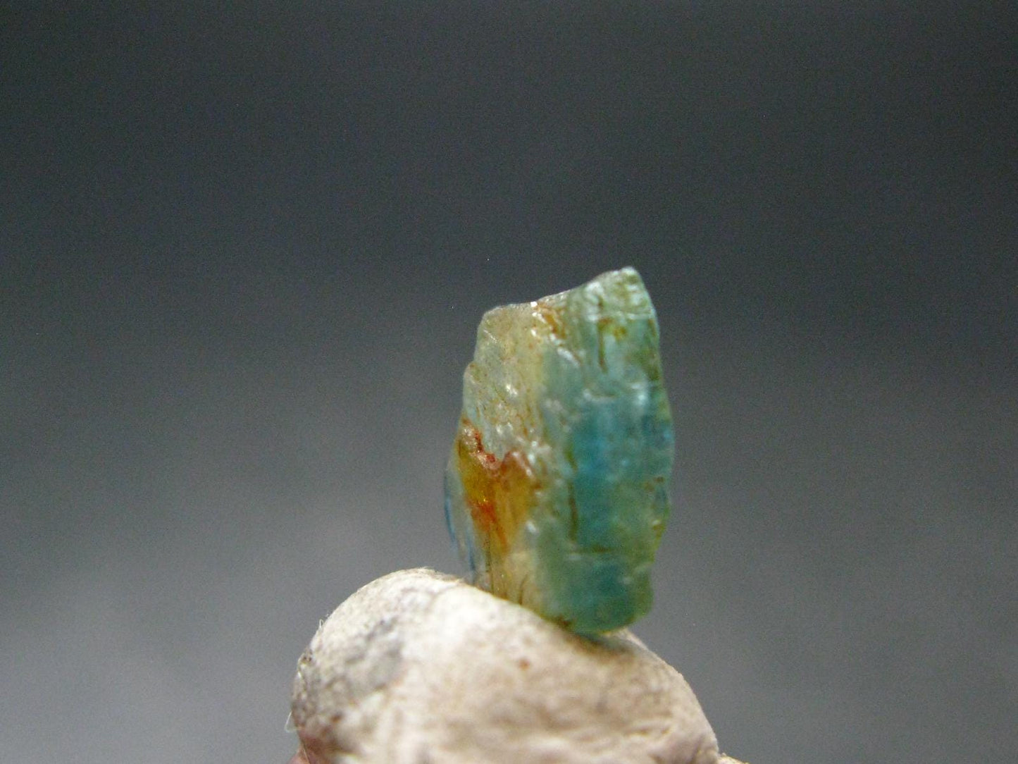 Large Euclase Blue Crystal From Zimbabwe - 4.05 Carats - 0.5"
