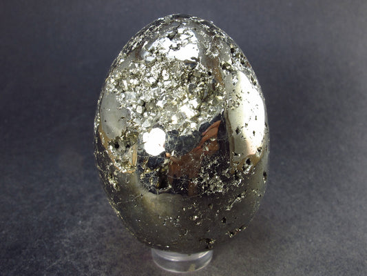 Pyrite Crystallized Egg From Peru - 2.2" - 222 Grams
