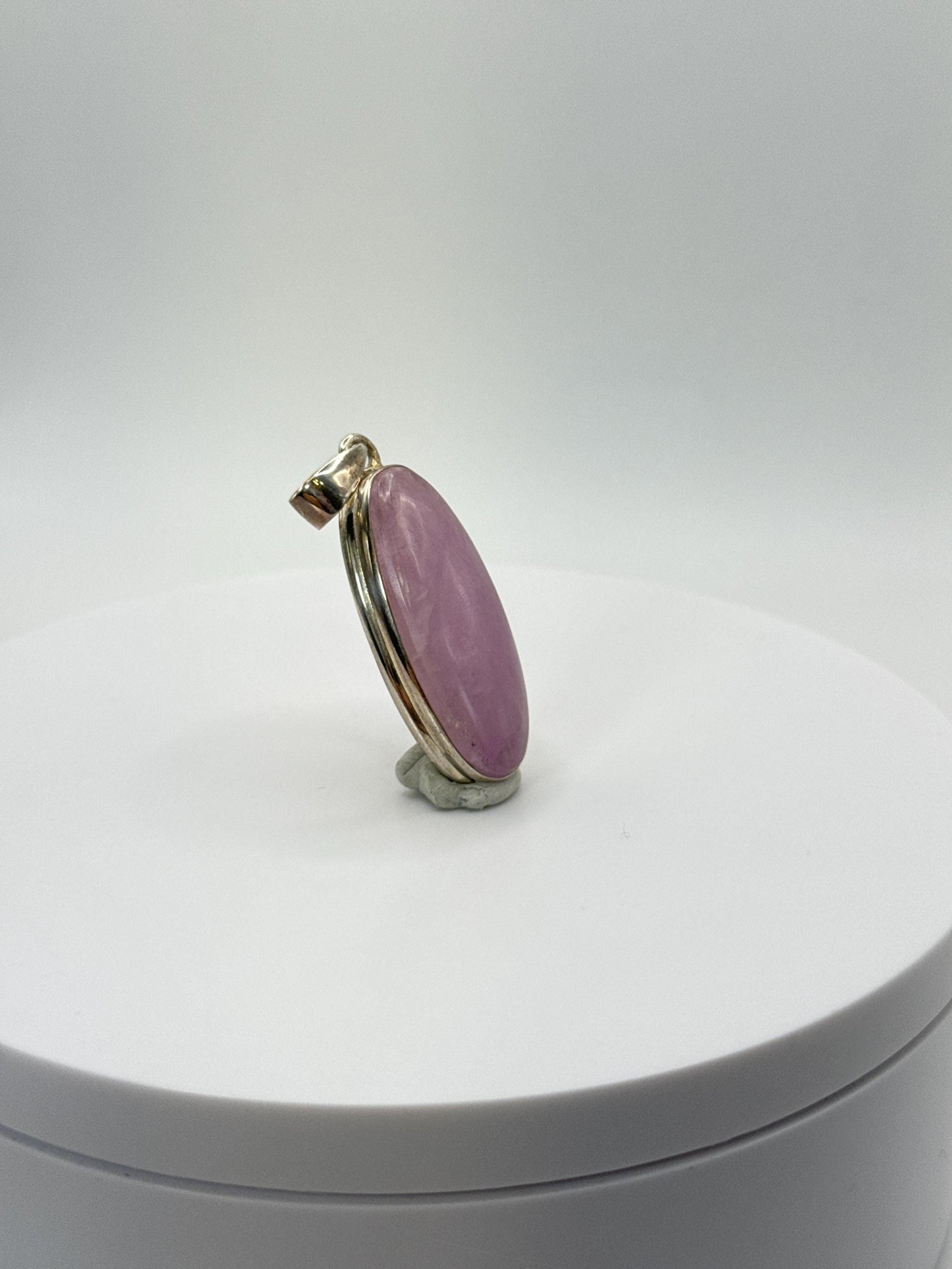 Natural Kunzite Pendant | Pastel Pink Gemstone | Emotional Healing Stone | Heart Chakra Crystal - 9.28 g