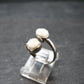 Phenakite Phenacite Crystal Silver Ring From Russia - Size 7 - 2.21 Grams