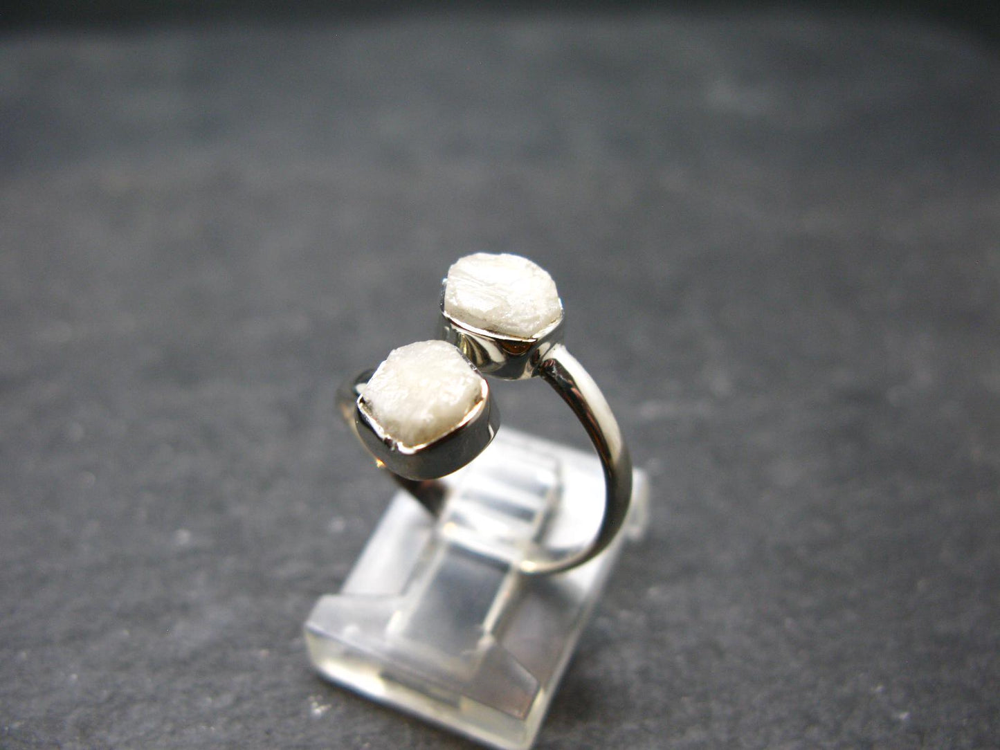 Phenakite Phenacite Crystal Silver Ring From Russia - Size 7 - 2.21 Grams