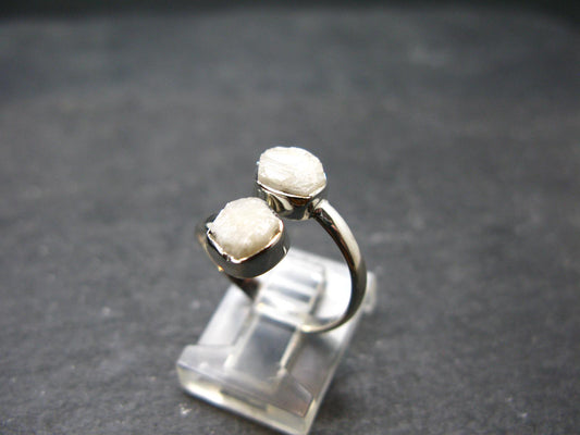 Phenakite Phenacite Crystal Silver Ring From Russia - Size 7 - 2.21 Grams