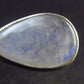 Pear Shaped Cabochon Natural Moonstone 925 Sterling Silver Drop Earrings - 1.3" - 2.96 Grams