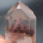Phantom Hematite in Quartz Crystal From India - 2.3"