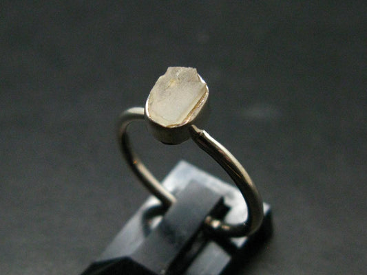 Phenakite Phenacite Crystal Silver Ring From Nigeria - Size 6 - 1.76 Grams