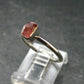 Pezzottaite Crystal Silver Ring From Madagascar - Size 6 - 1.81 Grams