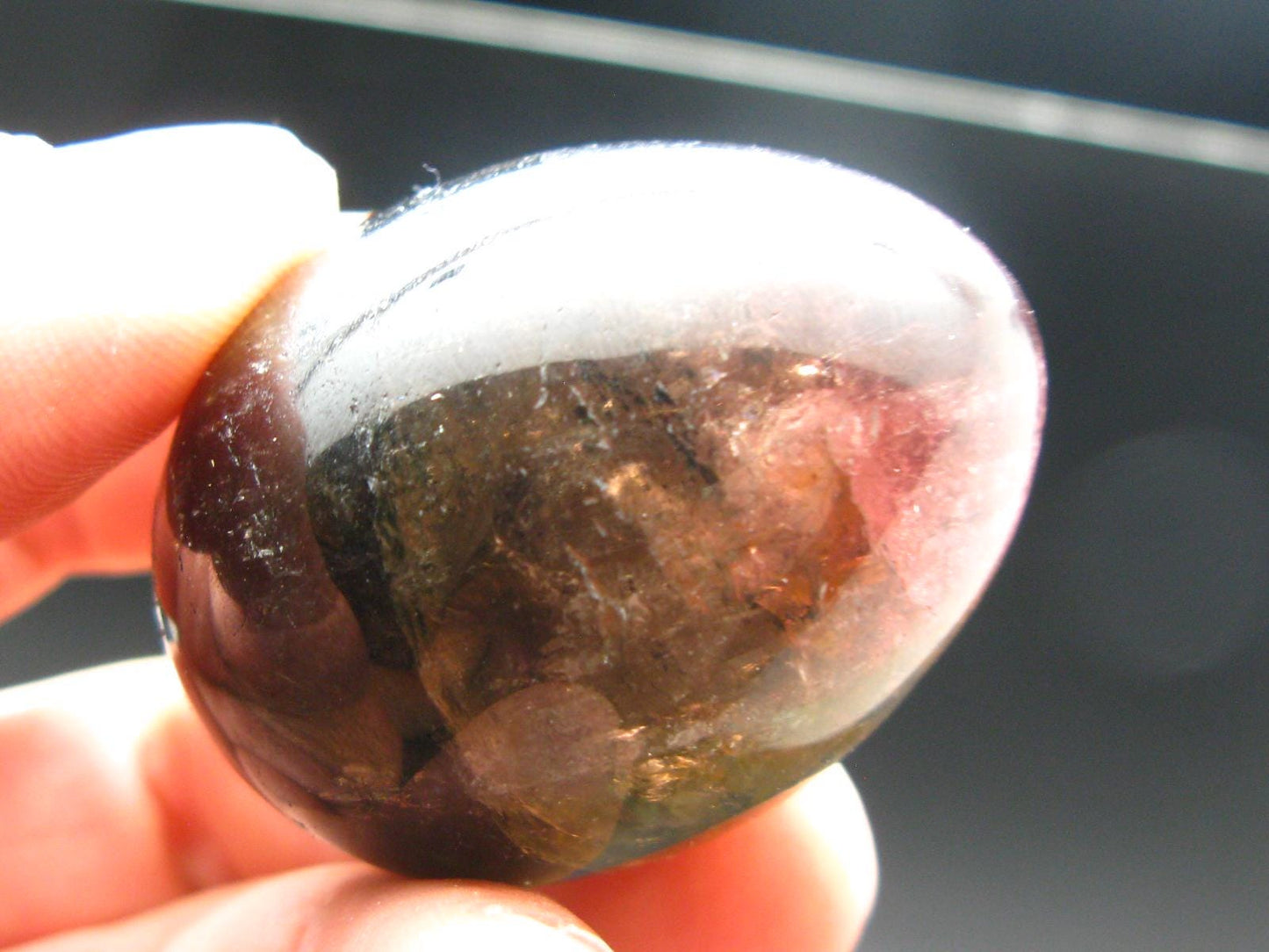 Watermelon Tourmaline Egg From Madagascar - 1.8" - 75.11 Grams