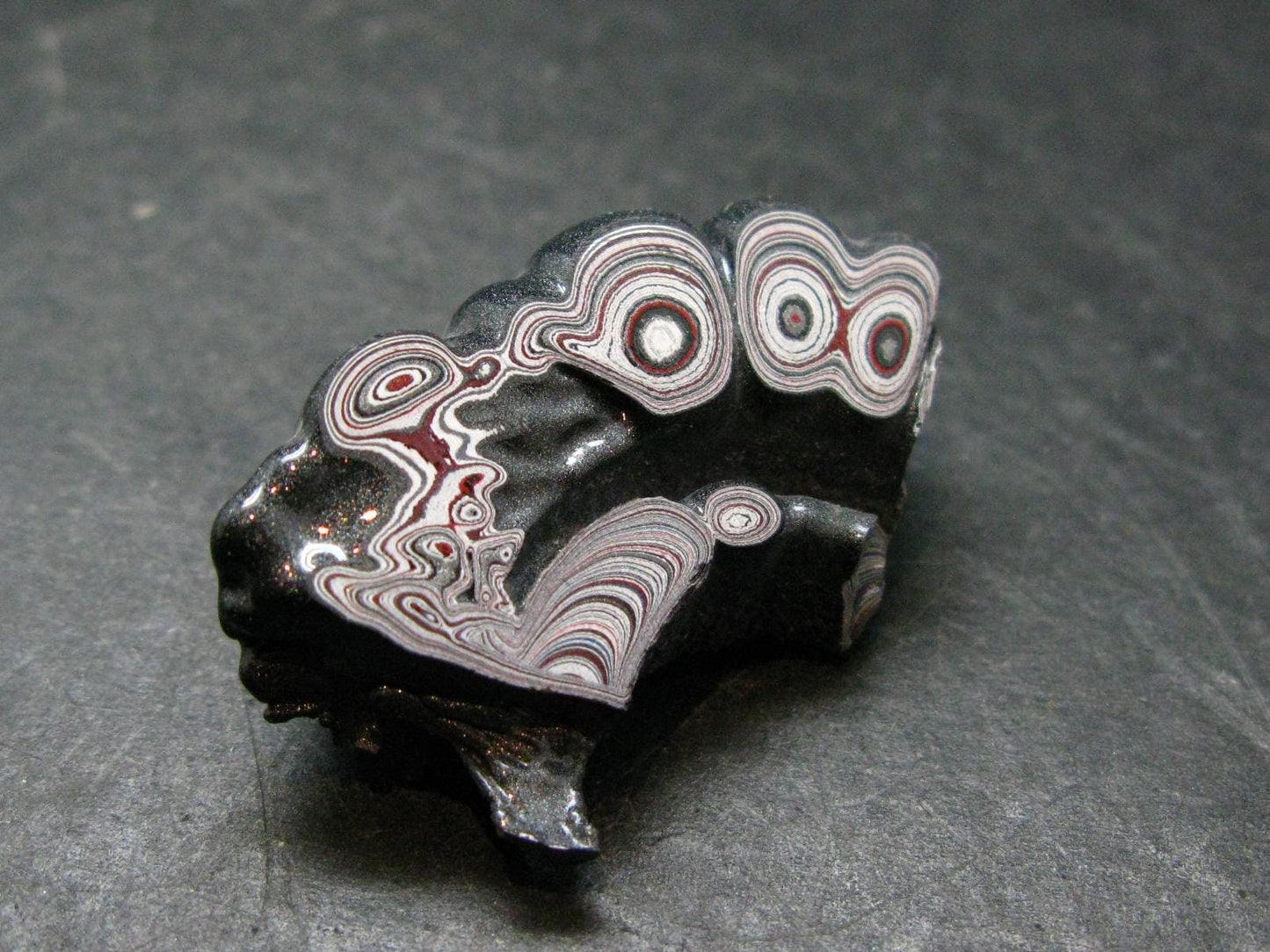 Very Cool Fordite "Detroit Motor City Agate" from Michigan - 1.5"- 7.51 Grams