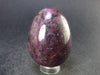 Genuine Ruby Corundum Egg from India - 96.2 Grams - 1.7"