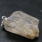 Clear Petalite Crystal Silver Pendant from Brazil - 1.1" - 3.53 Grams