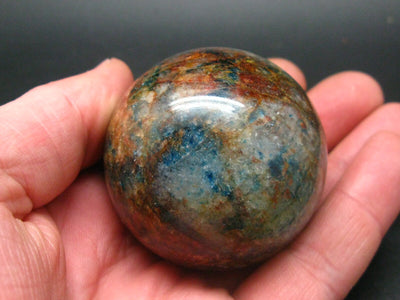 Large Euclase Blue Sphere Ball From Zimbabwe - 203 Grams - 2.0"