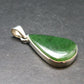 Nephrite Jade Cabochon Pendant From Canada - 1.5" - 6.39 Grams