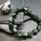 Seraphinite Clinochlore Genuine Bracelet ~ 7 Inches ~ 12mm Tumbled Beads