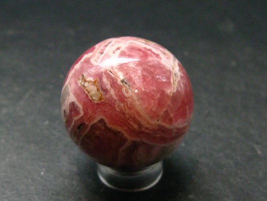 Rhodochrosite Sphere Ball from Argentina - 1.2" - 47.92 Grams