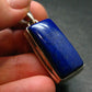 Lapis Lazuli Silver Pendant From Afghanistan - 1.5" - 9.27 Grams