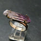 Vera Cruz Amethyst Silver Ring From Mexico - Size 7 - 4.42 Grams