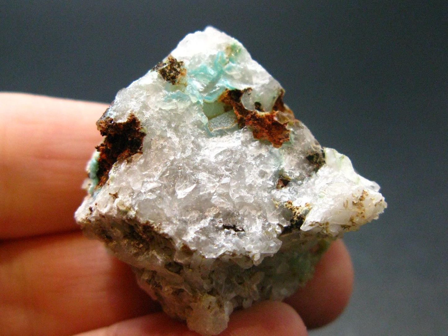Rare Ajoite in Quartz Crystal from South Africa - 1.1" - 18.67 Grams