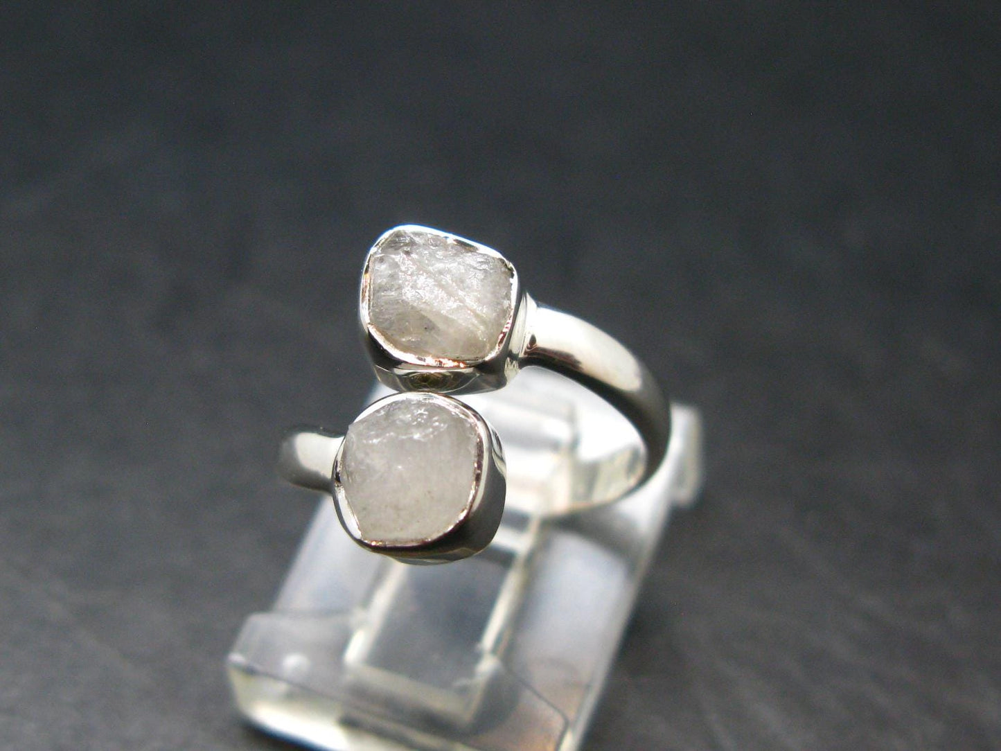 Natrolite Silver Ring From Russia - 1.91 Grams - Size 5