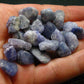 Lot of 25 Gem Tanzanite Zoisite Tumbled Pieces From Tanzania - 30.63 Grams