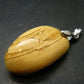 Amber Tumbled Silver Pendant From Poland - 1.5" - 2.80 Grams