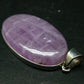 Gem Kunzite Spodumene Pendant in SS From Brazil - 2.5" - 25.77 Grams