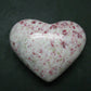 Large Cinnabar in Quartz Heart from Peru - 72.70 Grams - 1.9"