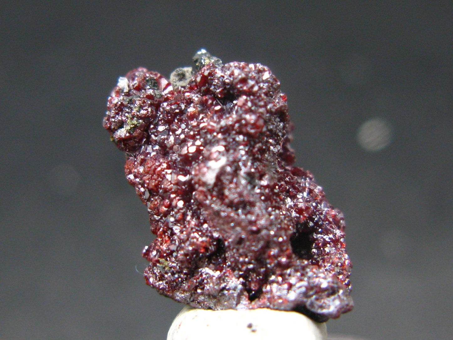Rare Gem Proustite Cluster From Morocco - 0.8" - 3.13 Grams