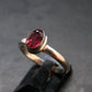 Pink Tourmaline Silver Ring From Brazil - 2.39 Grams - Size 6