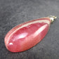 Rhodochrosite Sterling Silver Pendant from Alma Colorado - 1.7" - 9.65 Grams