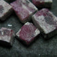 Nice Lot of 10 Polished Bixbite Red Emerald Beryl Crystals From Utah USA - 9.12 Carats