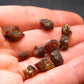 Rare lot of 10 Clinohumite crystals from Afghanistan - 4.67 Grams