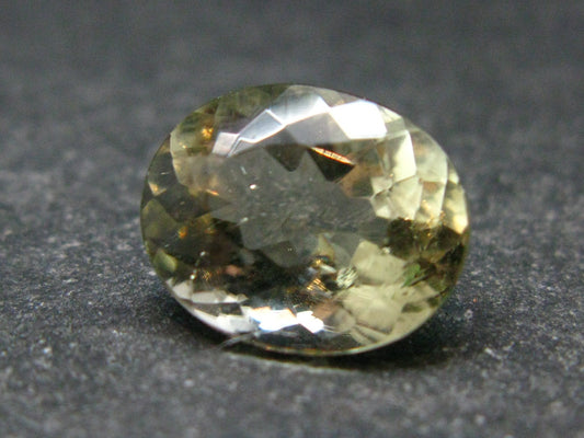 Golden Facetted Herderite Cut Gem From Brazil - 5.59 Carats