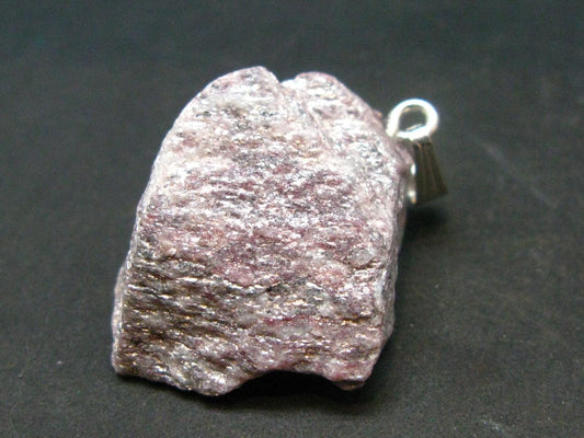 Rare Vitalite Crystal Silver Pendant From New Zealand - 1.3" - 7.94 Grams