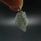 Extremely Rare Raw Gem Green Kornerupine Silver Pendant Crystal From Tanzania - 3.0 Grams - 1.0"