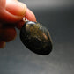 Very Rare Sterling Silver Nuumite Nuummite Pendant From Greenland - 1.2" - 3.79 Grams