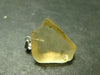 Gem Libyan Desert Glass Tektite Pendant Sterling Silver from Libya - 1.0" - 3.46 Grams