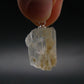 Clear Petalite Crystal Silver Pendant from Brazil - 1.1" - 3.53 Grams