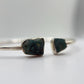 Grandidierite Bracelet Blue Green Gemstone Silver Link Bracelet Minimalist Jewelry Gift