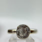 Raw Herderite Sterling Silver Ring – Natural Crystal Statement Band - SIZES: 6,7,8