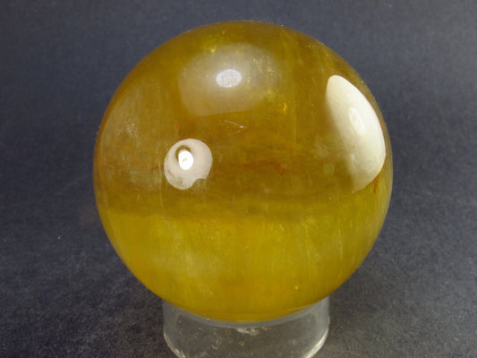 Yellow Fluorite Crystal Sphere From China - 2.1" - 228 Grams