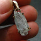 Fantastic Gemmy Aquamarine Crystal Silver Pendant From Brazil - 1.0" - 1.87 Grams