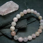 Morganite Genuine Bracelet ~ 7 Inches ~ 8mm Round Beads
