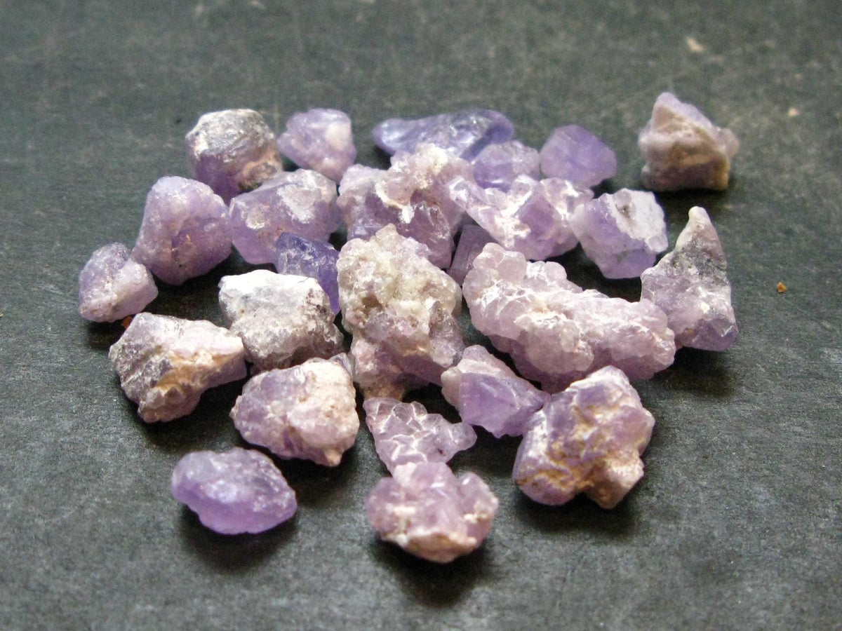 Lot of 25 Gem Purple Apatite Crystals From Pakistan