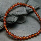 Garnet Hessonite Genuine Bracelet ~ 7 Inches ~ 5mm Facetted Beads