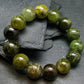 AAA Grade Grossular Green Garnet Genuine Bracelet ~ 7 Inches ~ 14mm Round Beads