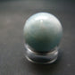 Genuine Blue Aquamarine Sphere Ball From Brazil - 0.6" - 6.28 Grams